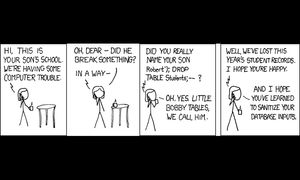 Exploits of a Mom from xkcd